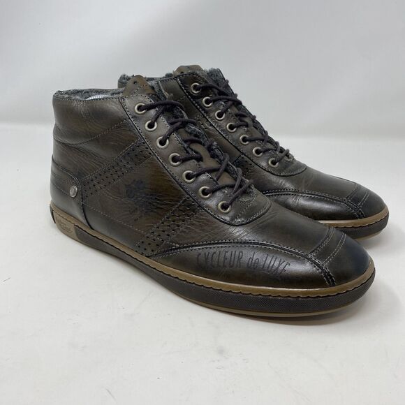 Cycleur De Luxe Boots Mens Size 11 Brown Leather Lined Chukka Ankle Casual main image 4